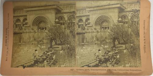 8173. Golden Arch, Transportation Building, Columbian Exposition