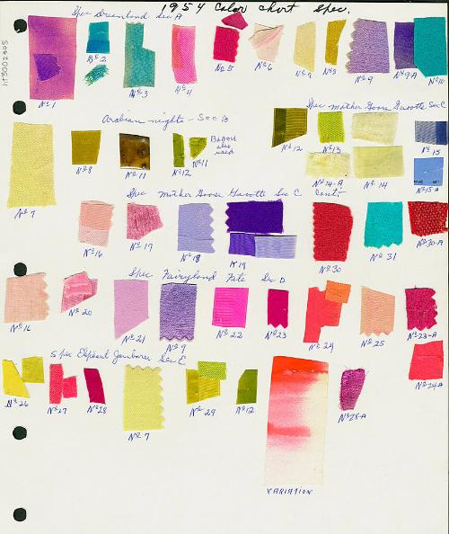 Swatch Color Chart