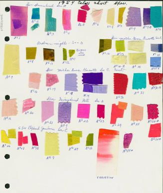 Swatch Color Chart