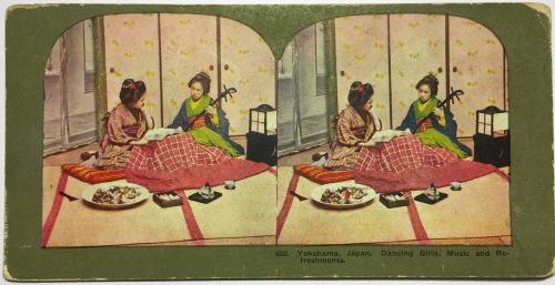 602. Yokohama, Japan. Dancing Girls, Music and Refreshments.