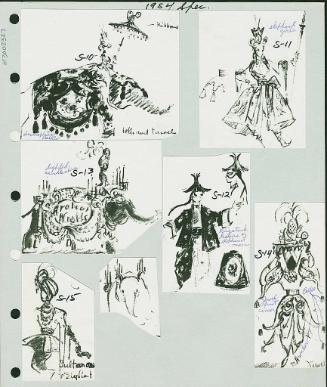 Elephant Girl and Arabian Nights Characters