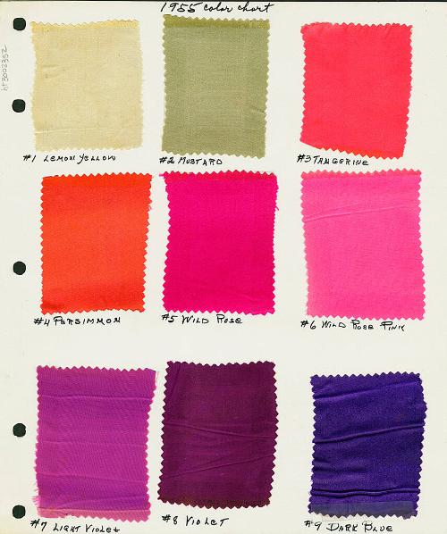 Swatch Color Chart