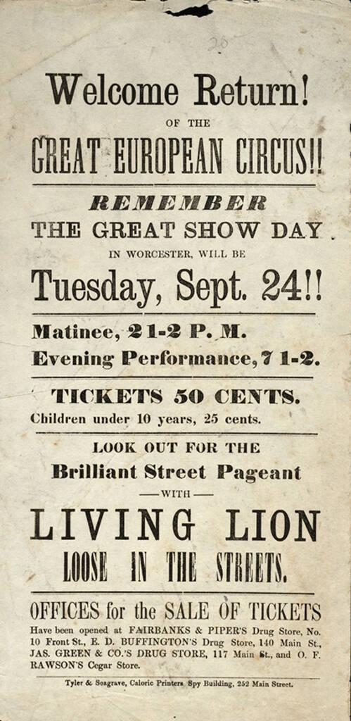Great European Circus: September 24