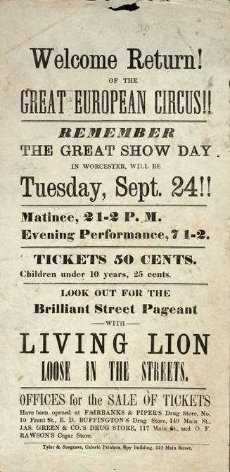 Great European Circus: September 24