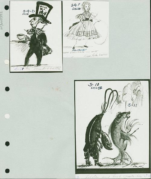 English Court--Mad Hatter, Dancers and Fish & Lobster Quadrille