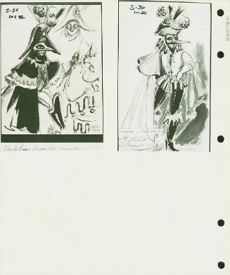 Italian Court--Mounted Guards and Float Men