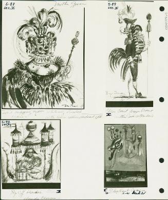 Court of Mother Goose--Mother Goose, Major Domo, Howdah Elephant, Dragon Elephant