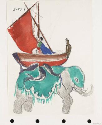 Elephant with Sinbad's Ship