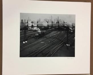 Hoboken Railroad Yards, Looking Towards Manhattan