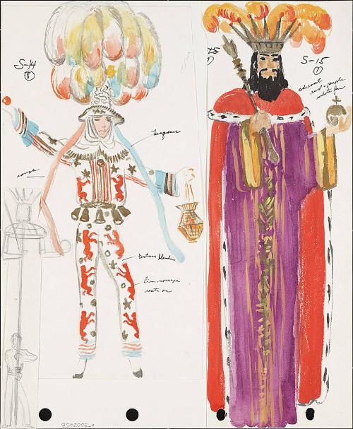 Attendant and King Puppet