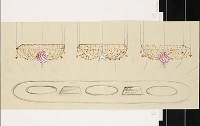 Ceiling Decorations over Rings