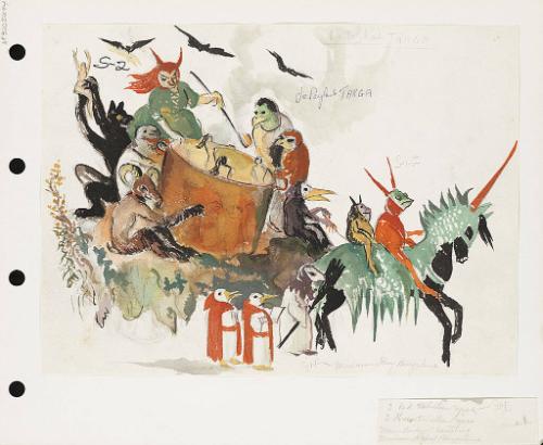Witches Cauldron Float