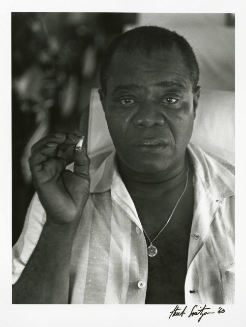 Herb Snitzer, Louis Armstrong (Such Sweet Thunder Portfolio), 1960, printed later, Gelatin silv…