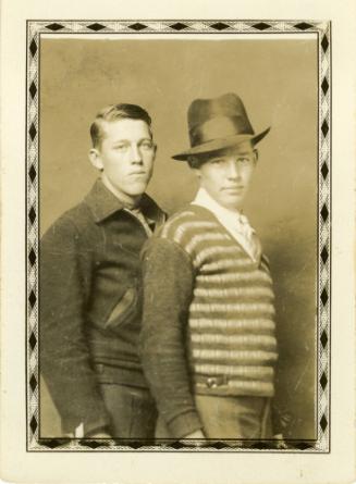 Mike Disfarmer, American, 1884 – 1959, Untitled Portrait of Two Young Men, mid-20th century, Ge…