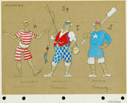 Bather, Fisherman and Paddler