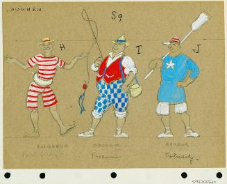 Bather, Fisherman and Paddler