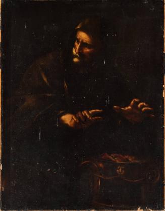 Man Warming Hands