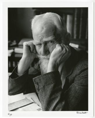 Alfred Eisenstaedt, American, 1898-1995, George Bernard Shaw, 1932, Gelatin silver print, Gift …