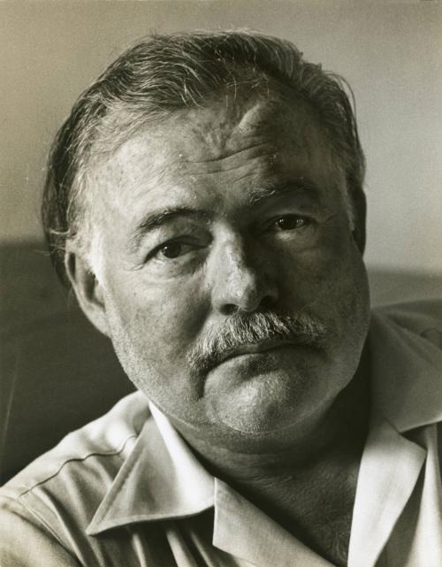 Alfred Eisenstaedt, American, 1898-1995, Ernest Hemingway, Cuba, 1952, Gelatin silver print, Gi…