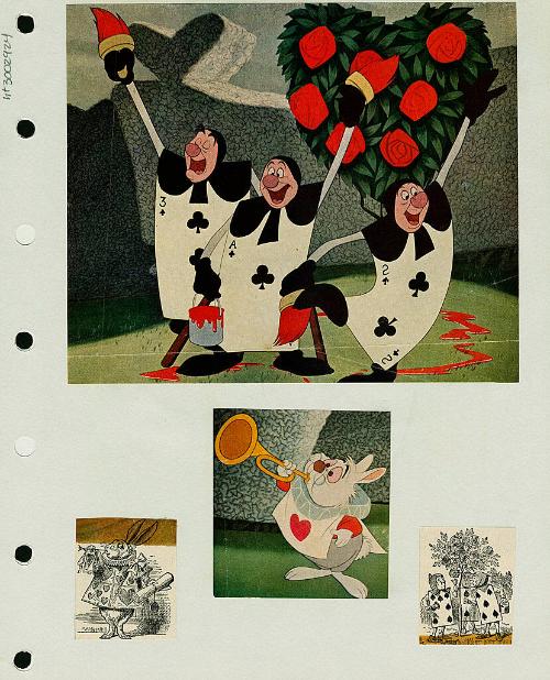 Cards from Alice in Wonderland