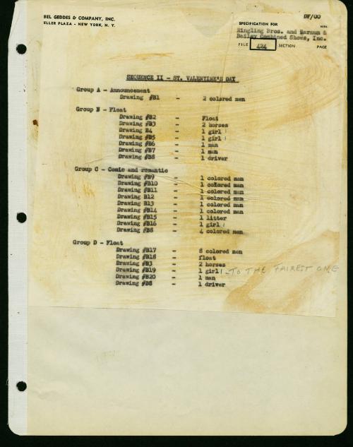 Index Page - Sequence II - St. Valentine's Day