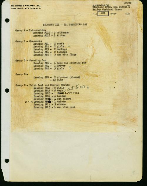 Index Page - Sequence III - St. Patrick's Day
