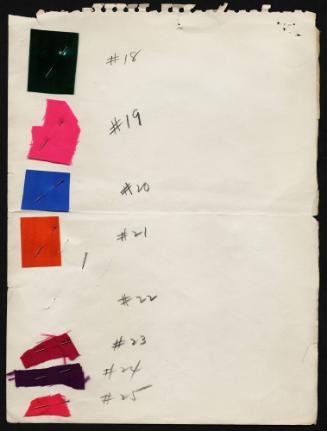 Swatches #18 - #25