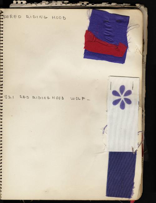 Swatches for Red Riding Hood and the Wolf