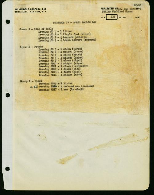 Index Page - Sequence IV - April Fool's Day