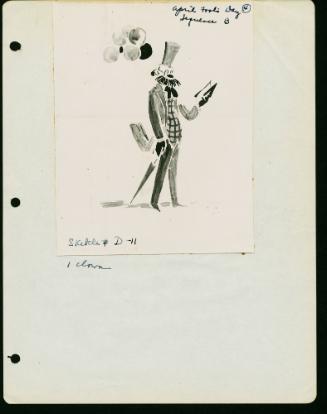 Group B - Drawing D11 - 1 Clown (Professor)