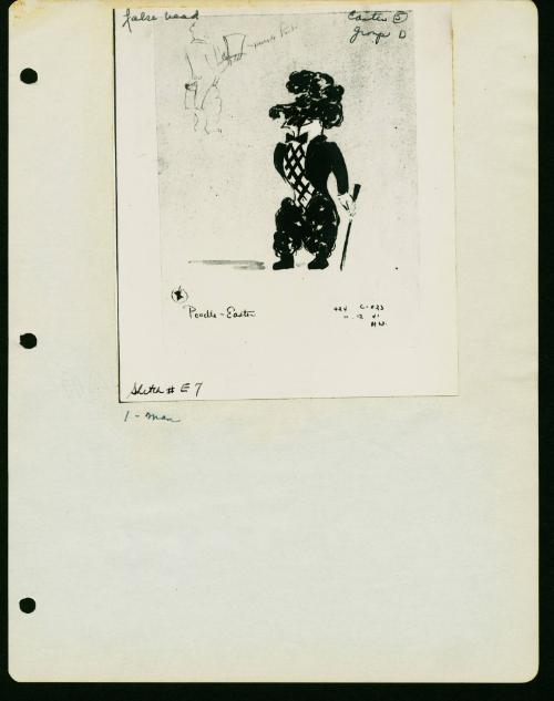 Group D - Drawing E7 - Mr. Poodle (1 Man)