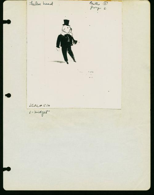 Group D - Drawing E16 - Baby Dog (Midget)