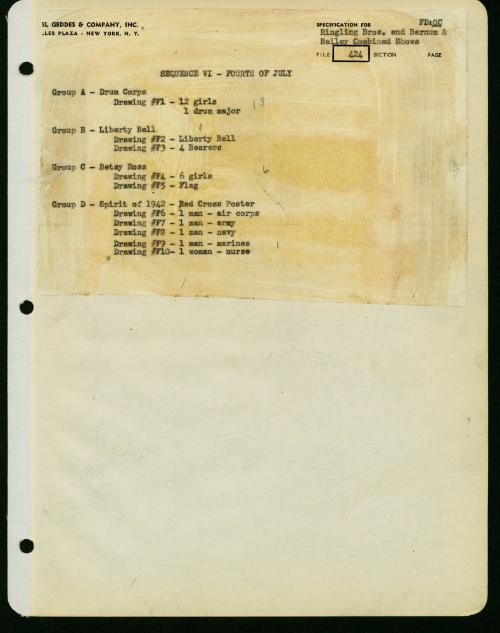Index Page - Sequence VI - Fourth of July