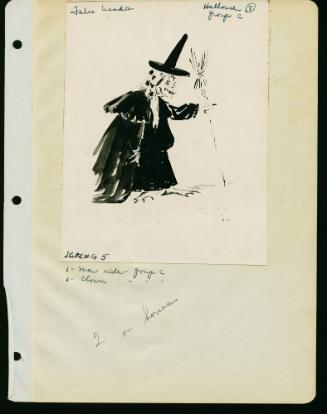 Group C - Drawing G5 - 1 Witch Rider AND 1 Clown