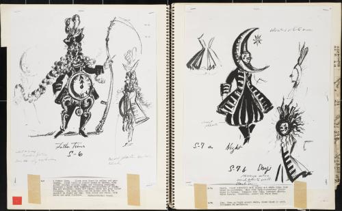 Sketches and Color Samples for New Year's Eve