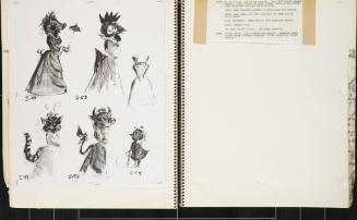 Sketches for Female Animals and Baby Chicks