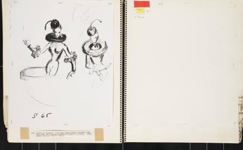 Sketches and Swatches for 2 Girls in Cauldron