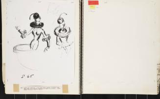 Sketches and Swatches for 2 Girls in Cauldron