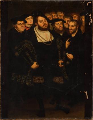 Copy after Cranach's Martin Luther and the Wittenberg Reformers