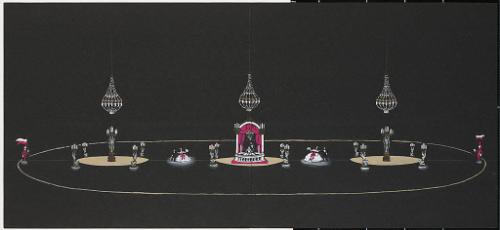 Set Design with Chandeliers and Loges