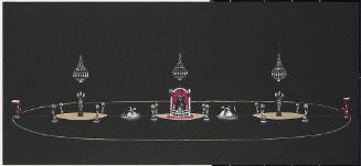 Set Design with Chandeliers and Loges