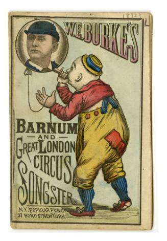 Billy Burke's Barnum & Great London Circus Songster