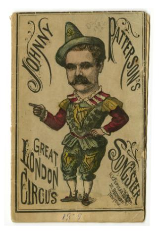 Johnny Patterson's Great London Circus Irish Clown Songster