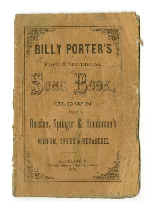 Billy Porter's Comic and Sentimental Song Book