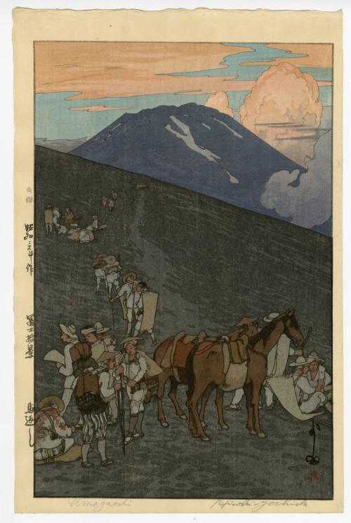 Umagaeshi, from the series Ten Views of Mount Fuji