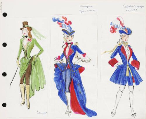 Equestrian Director and Louis XV Court