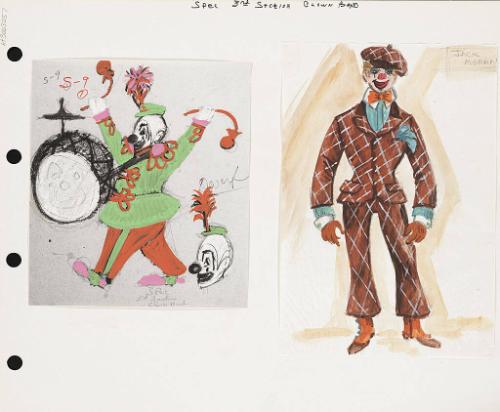 Clown Band Drummer and Clown