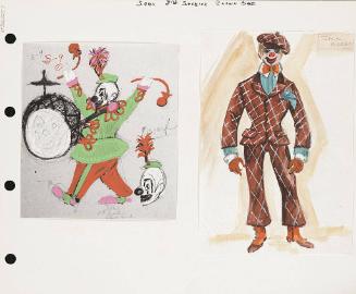 Clown Band Drummer and Clown