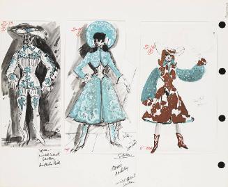 Buffalo Bill, Annie Oakley and Cowgirl