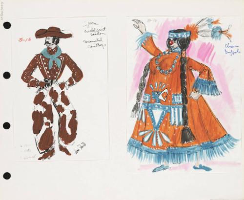 Cowboy and Clown Indian Princess